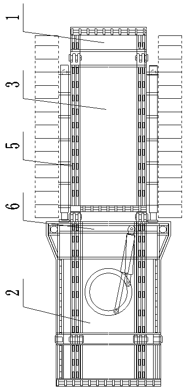 In-position machine for hydraulic support