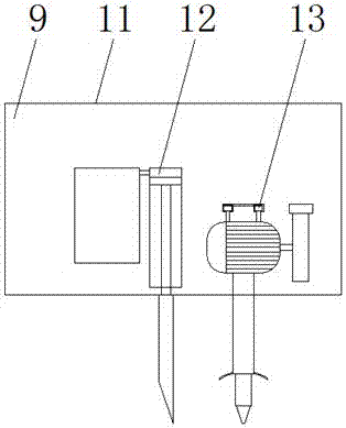 Bending molding device for water heater insulation plate
