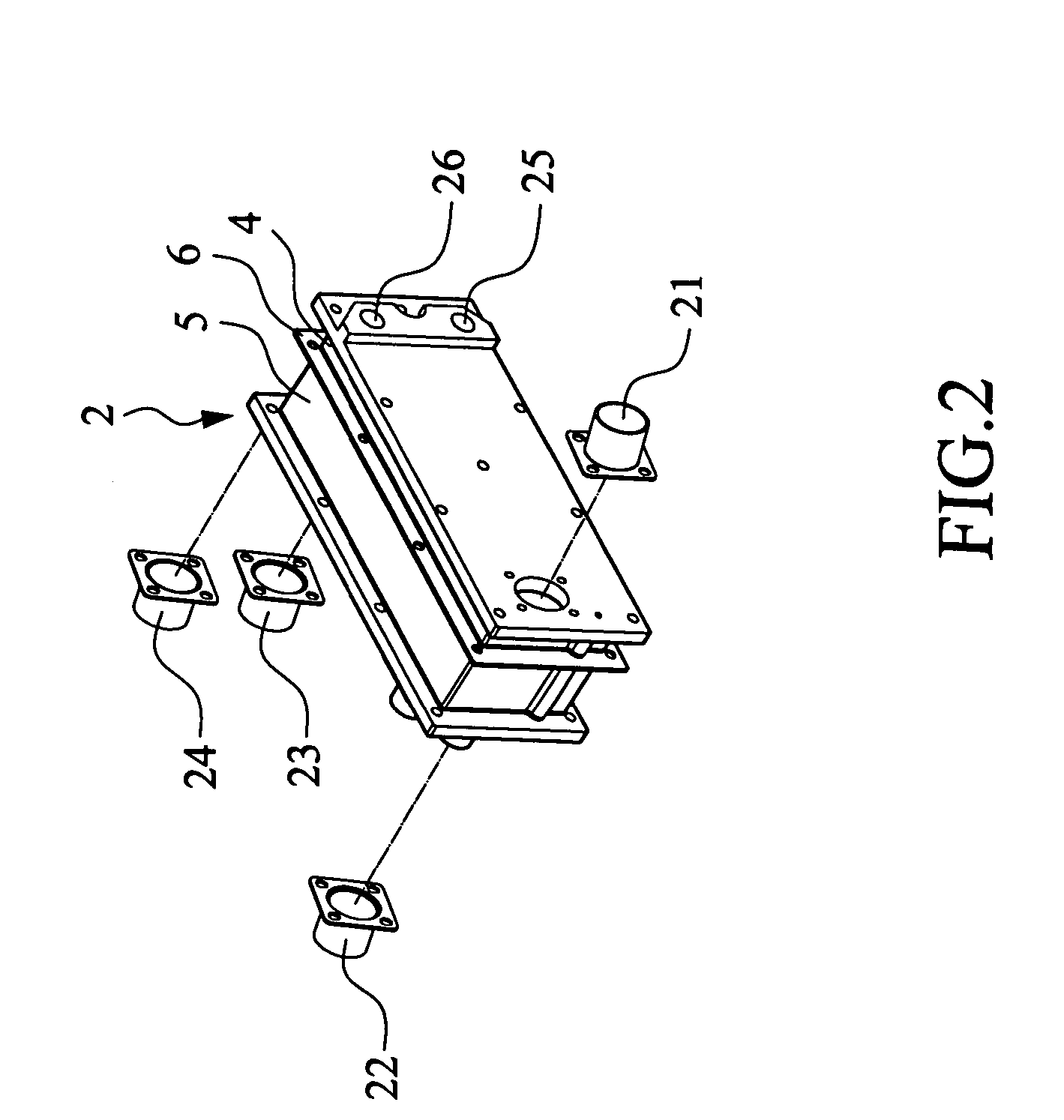 Reaction gas temperature and humidity regulating module for fuel cell stack