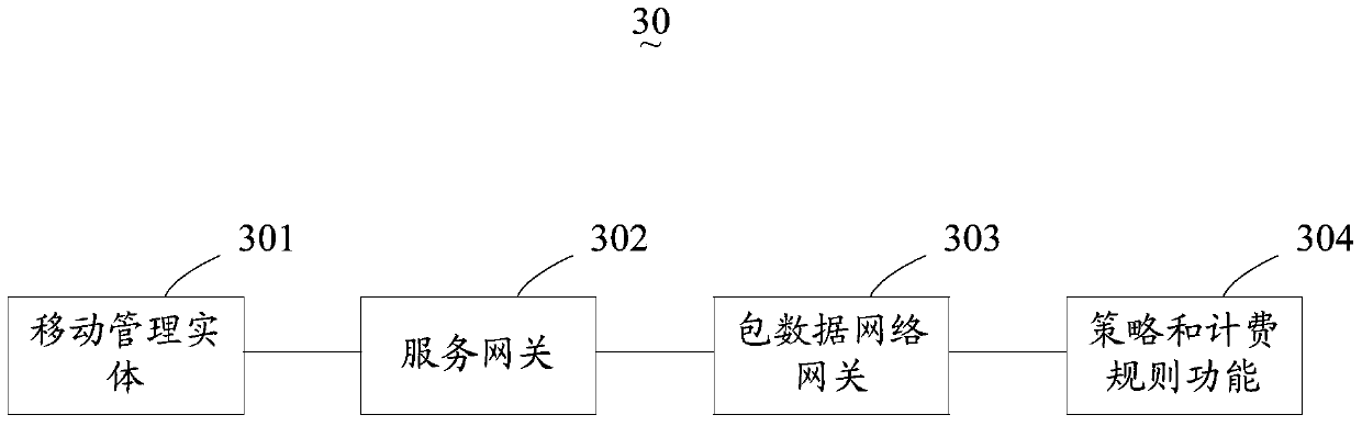 Access network entity, core network equipment and method for obtaining related policies of UE