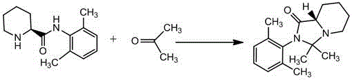 Preparation method of ropivacaine hydrochloride impurity F