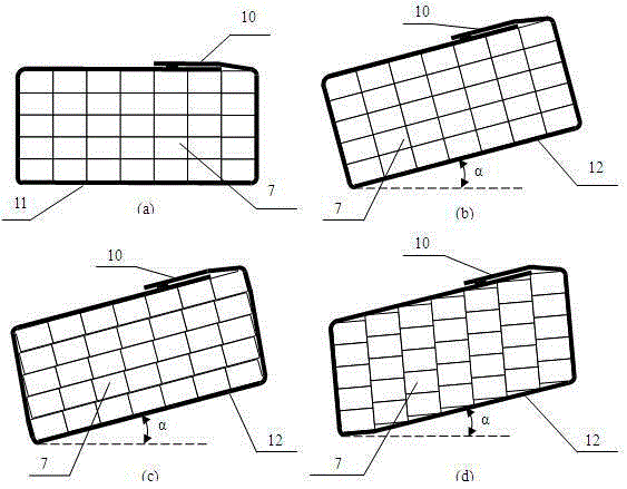Rectangular cross-section steel wire for radial tire and method for manufacturing steel wire ring thereof