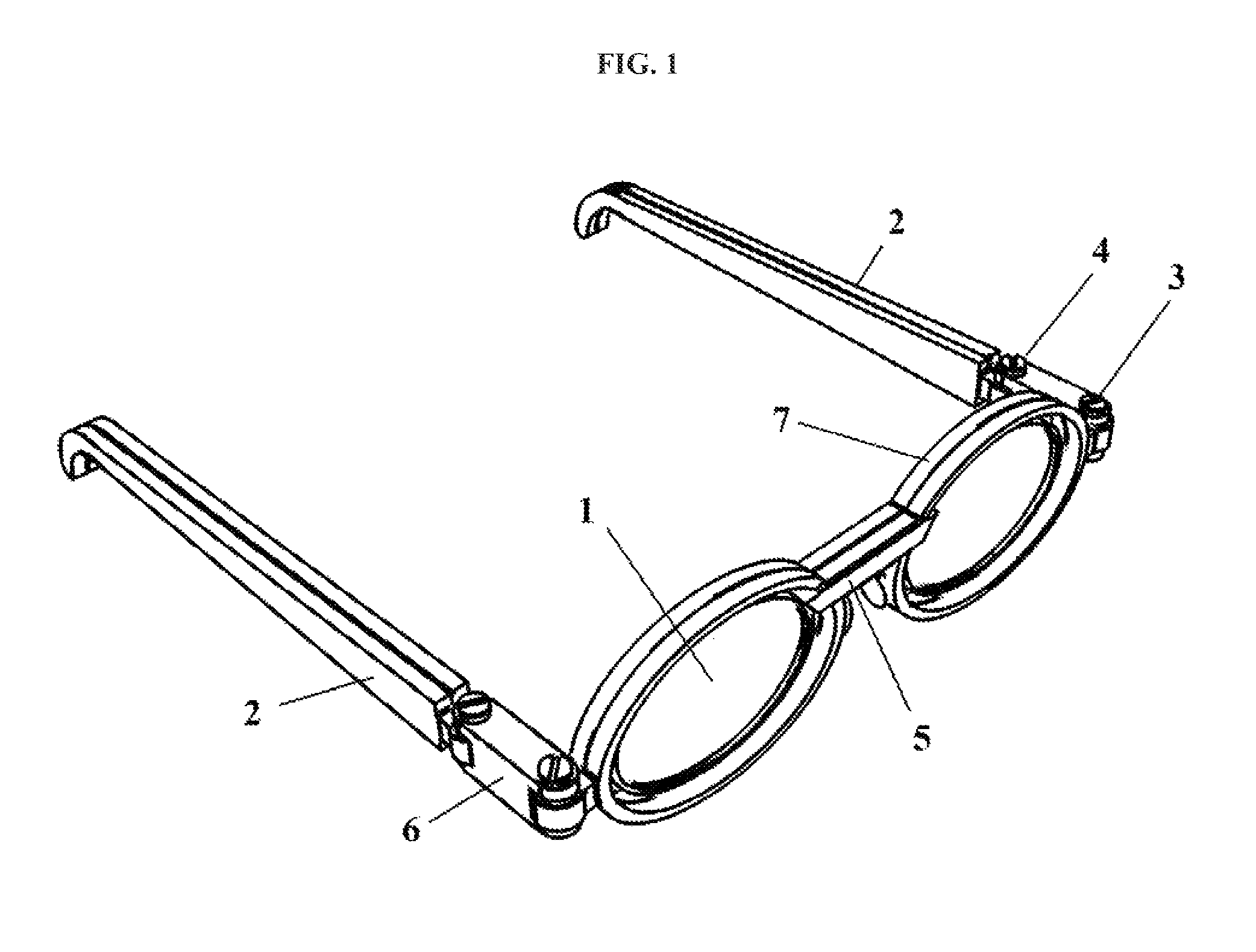 Reversable adjustable eyeglasses with polarized and/or prescription lenses