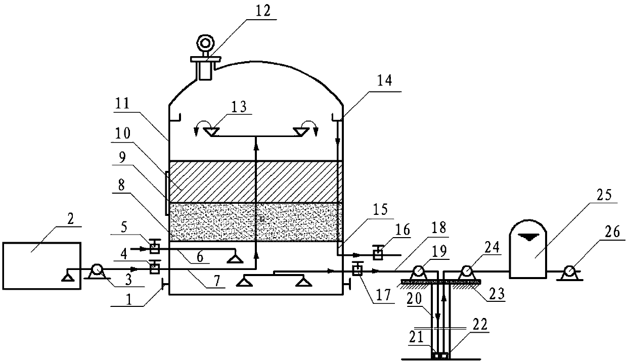 An oilfield reinjection water comprehensive treatment system