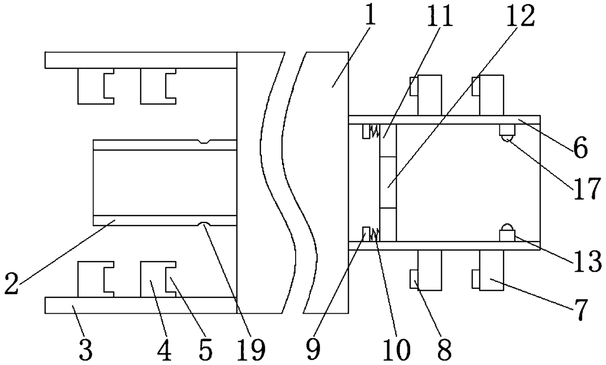 Clamping-sleeving type connecting device for lined stainless composite pipe