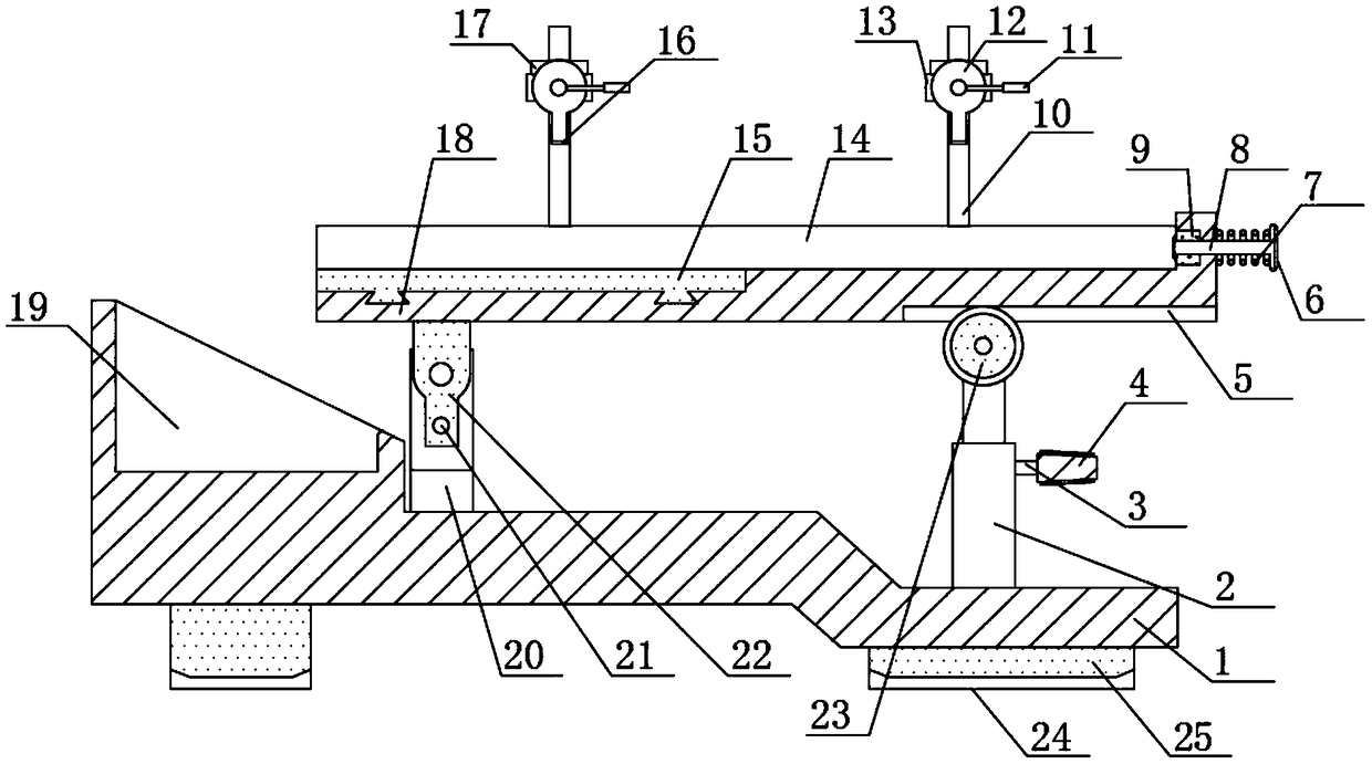 Physical friction force experiment demonstration device