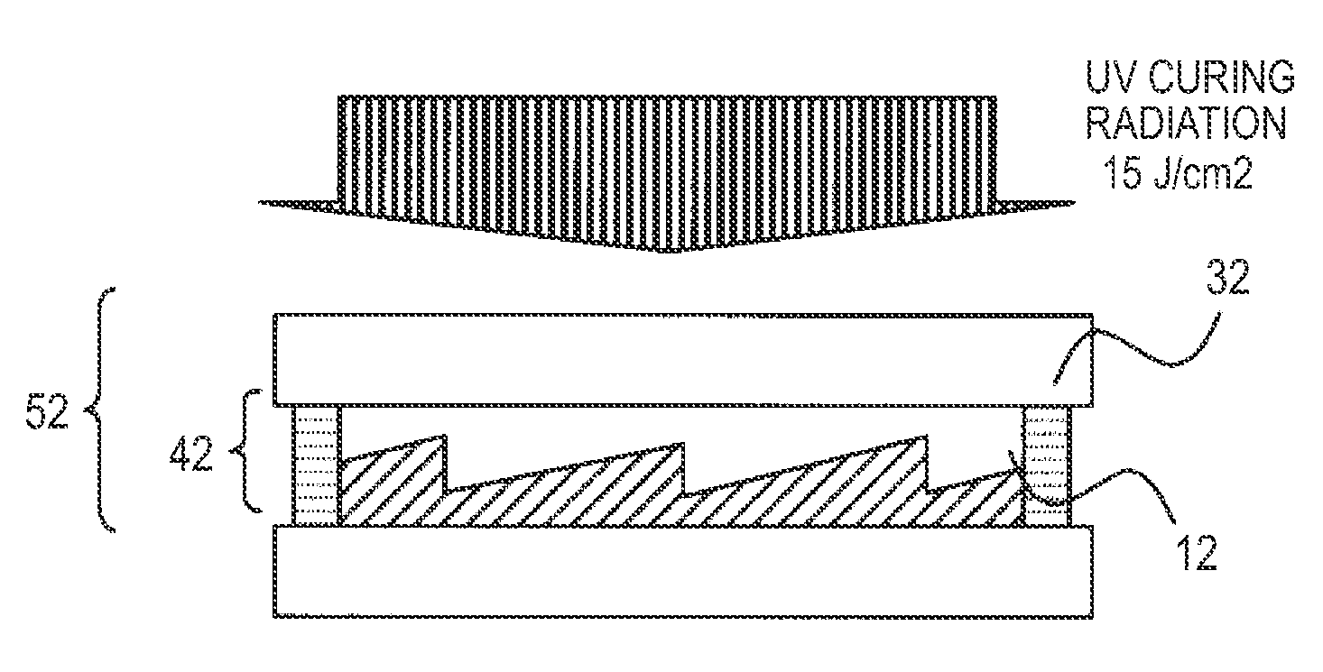 Laminated diffractive optical element and resin composition therefor