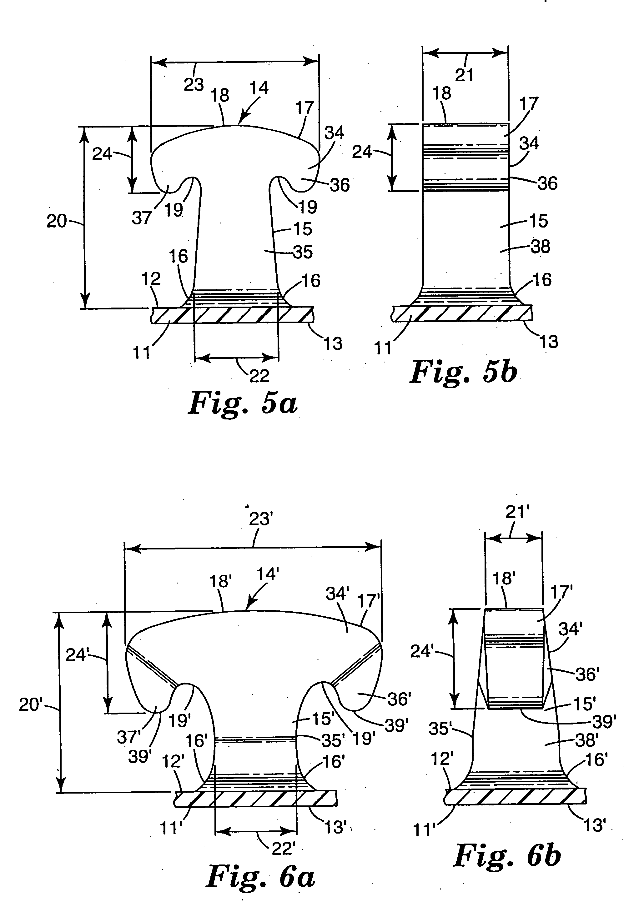 Heat treated profile extruded hook