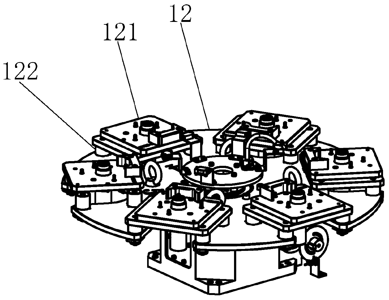 Water pump assembling equipment and water pump assembly line