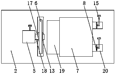 Chamfering grinding device used for motor stator and operation method of chamfering grinding device