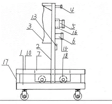 Manufacturing and application method of rack type walking vehicle for hemiplegia patients