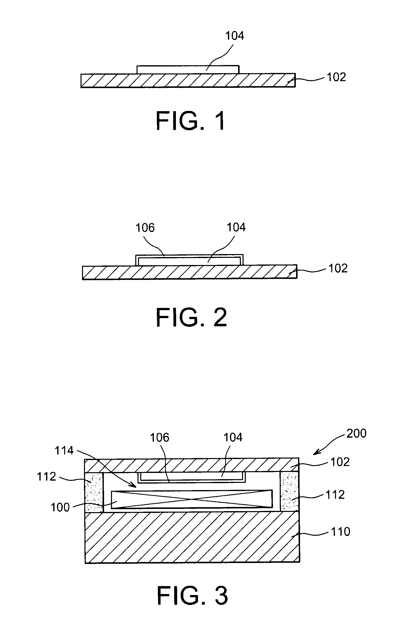 Treatment method of a getter material and encapsulation method of such getter material