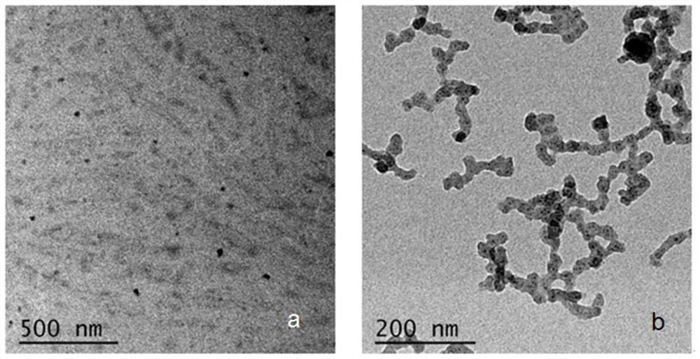 Ferrocene functionalized nano-catalyst as well as preparation method and application thereof