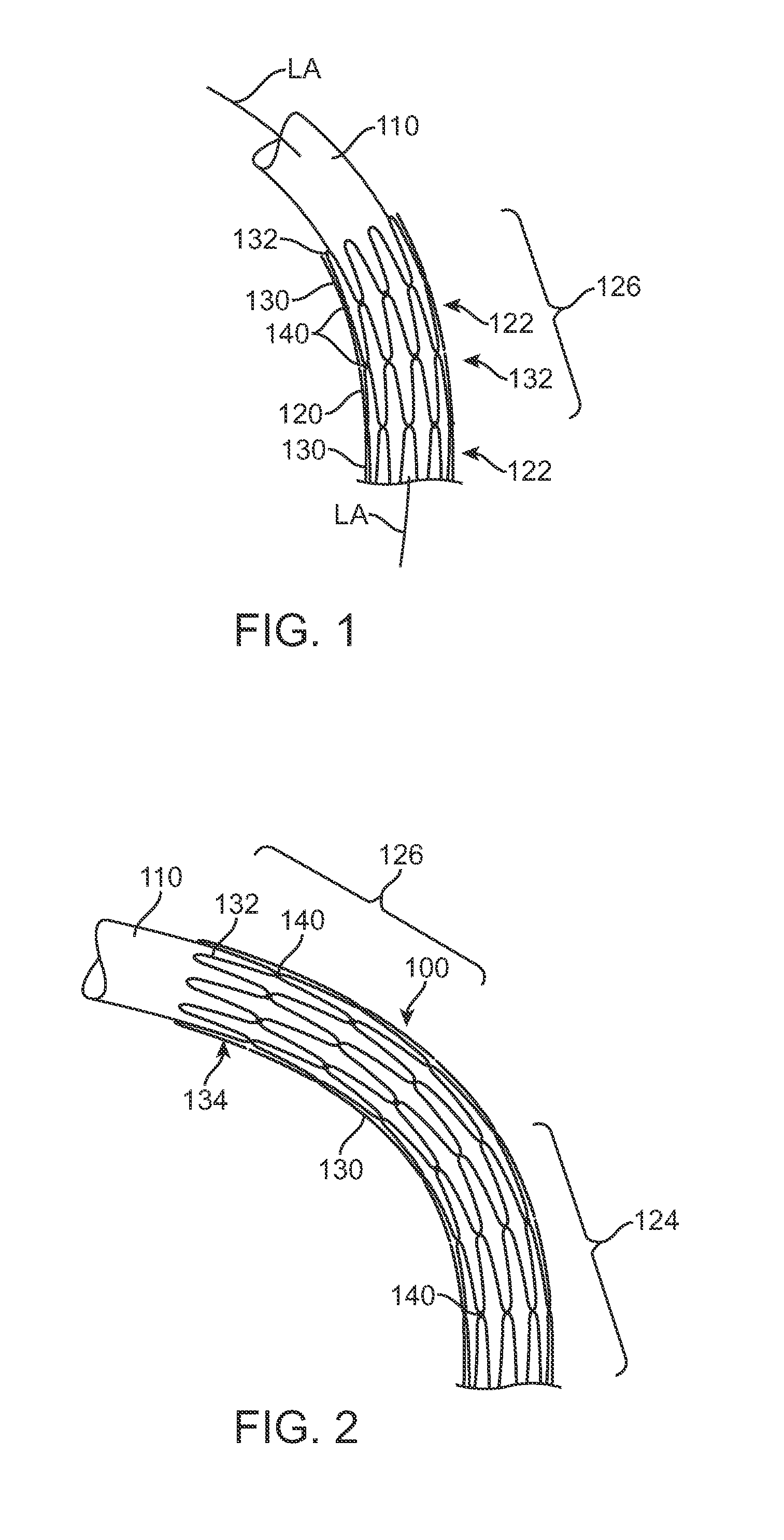 Stent with constant stiffness along the length of the stent