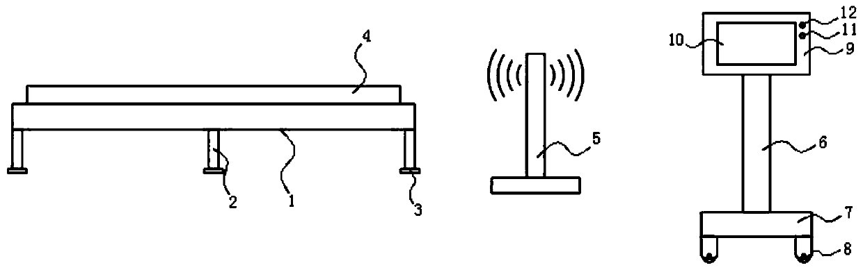 External force damage prevention induction positioning device based on foundation bearing value