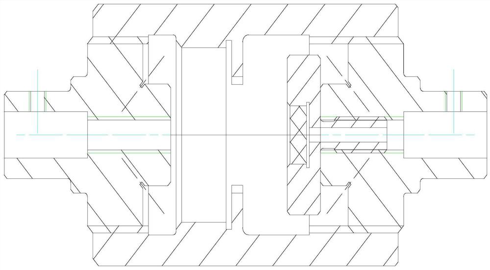 A structure for testing products in a closed space at room temperature