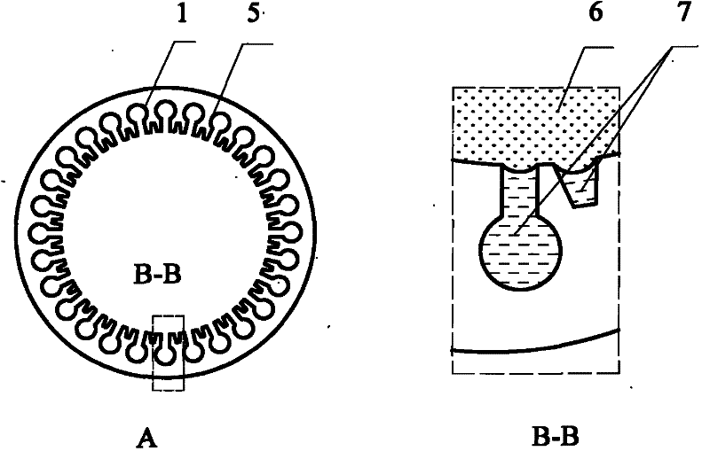 Liquid absorbing core for embedded channels of heat pipe