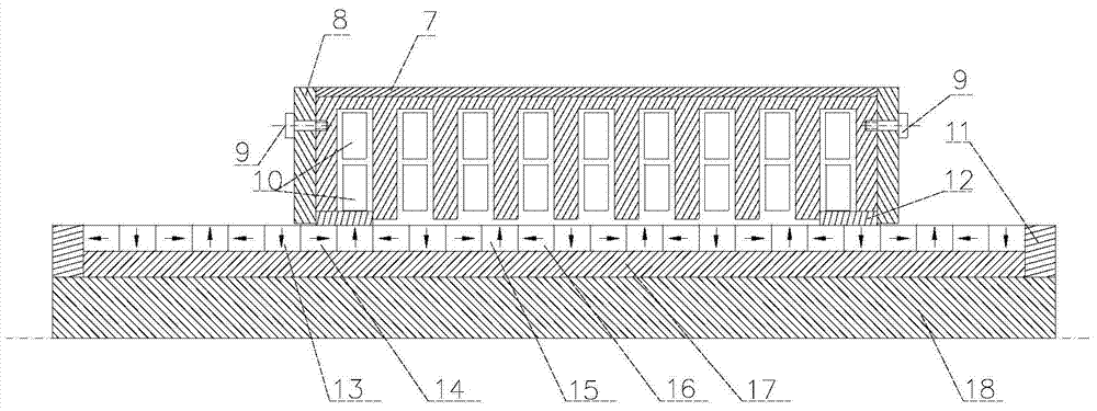 A linear motor type shock absorber in driving wheel