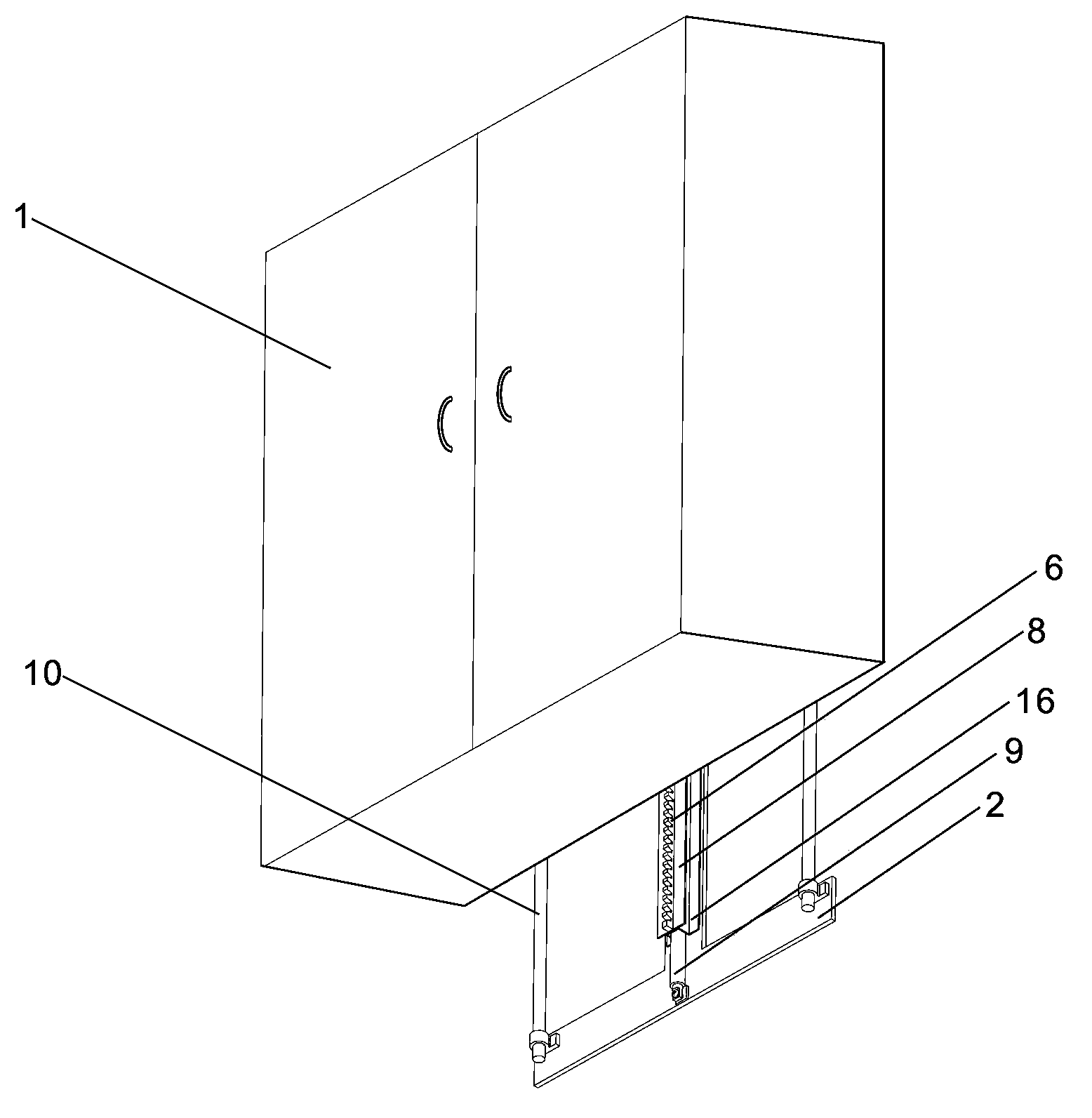 Lift-type cabinet