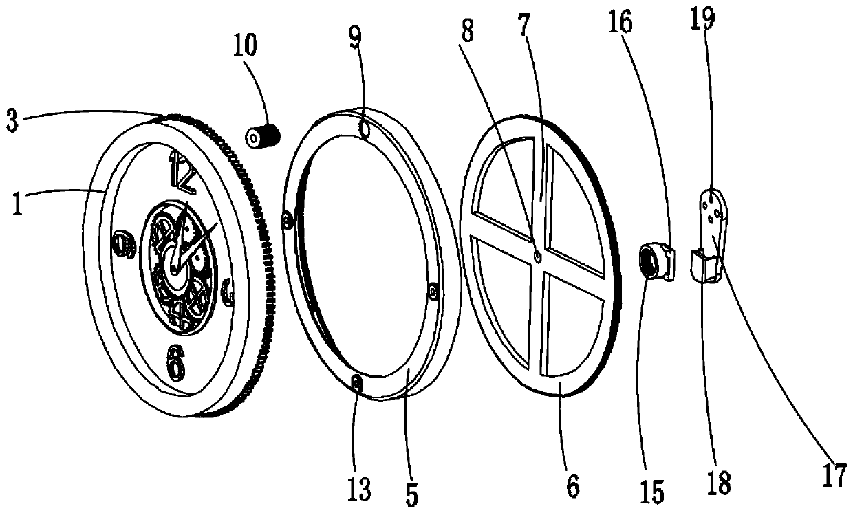 Wall clock with miniature camera