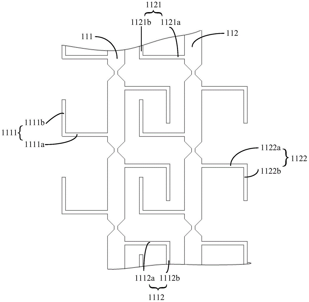 Single-layer capacitive two-dimensional touch sensor with mutually crossed adjacent electrodes