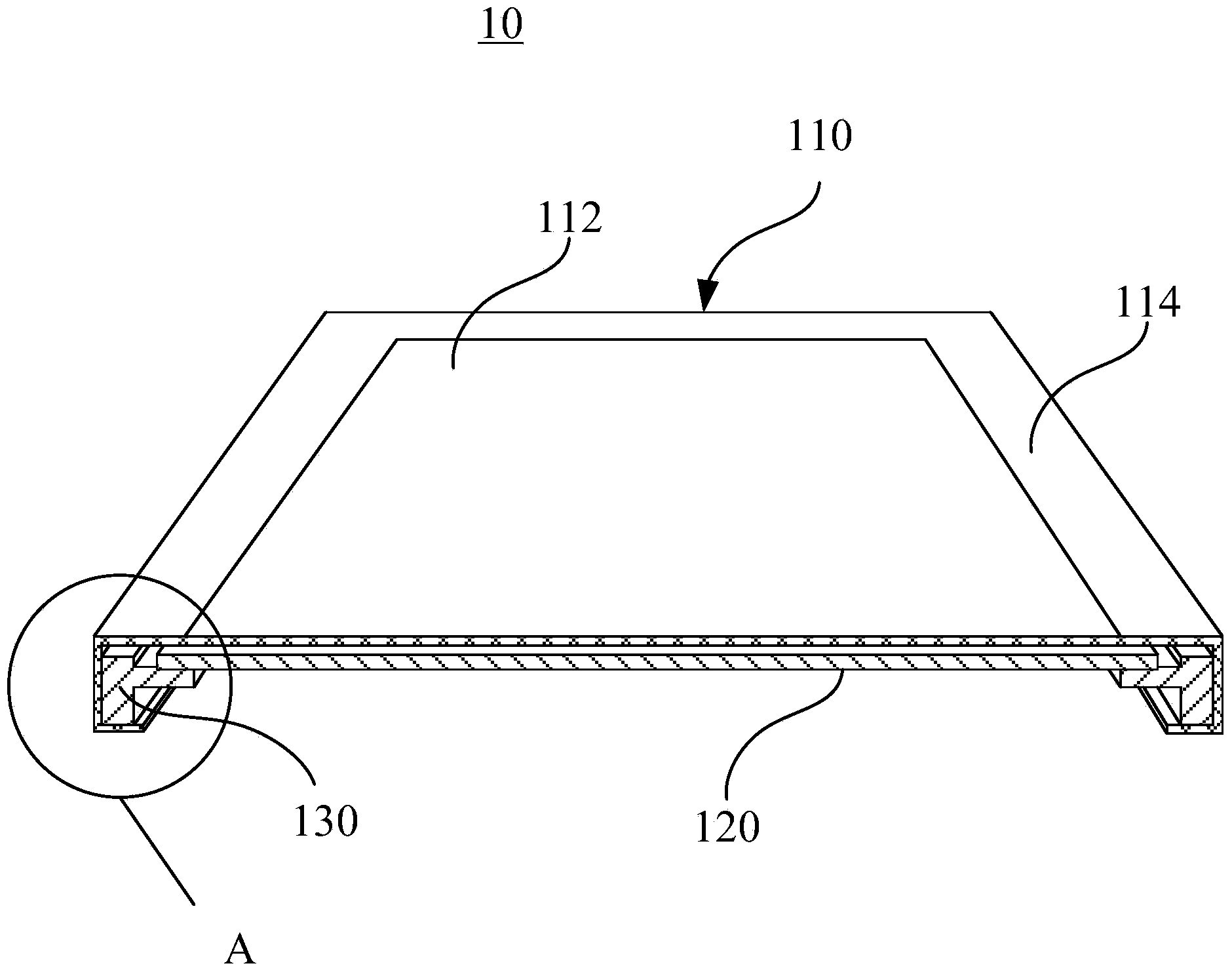 Display module, front panel assembly of display module and method for assembling display module