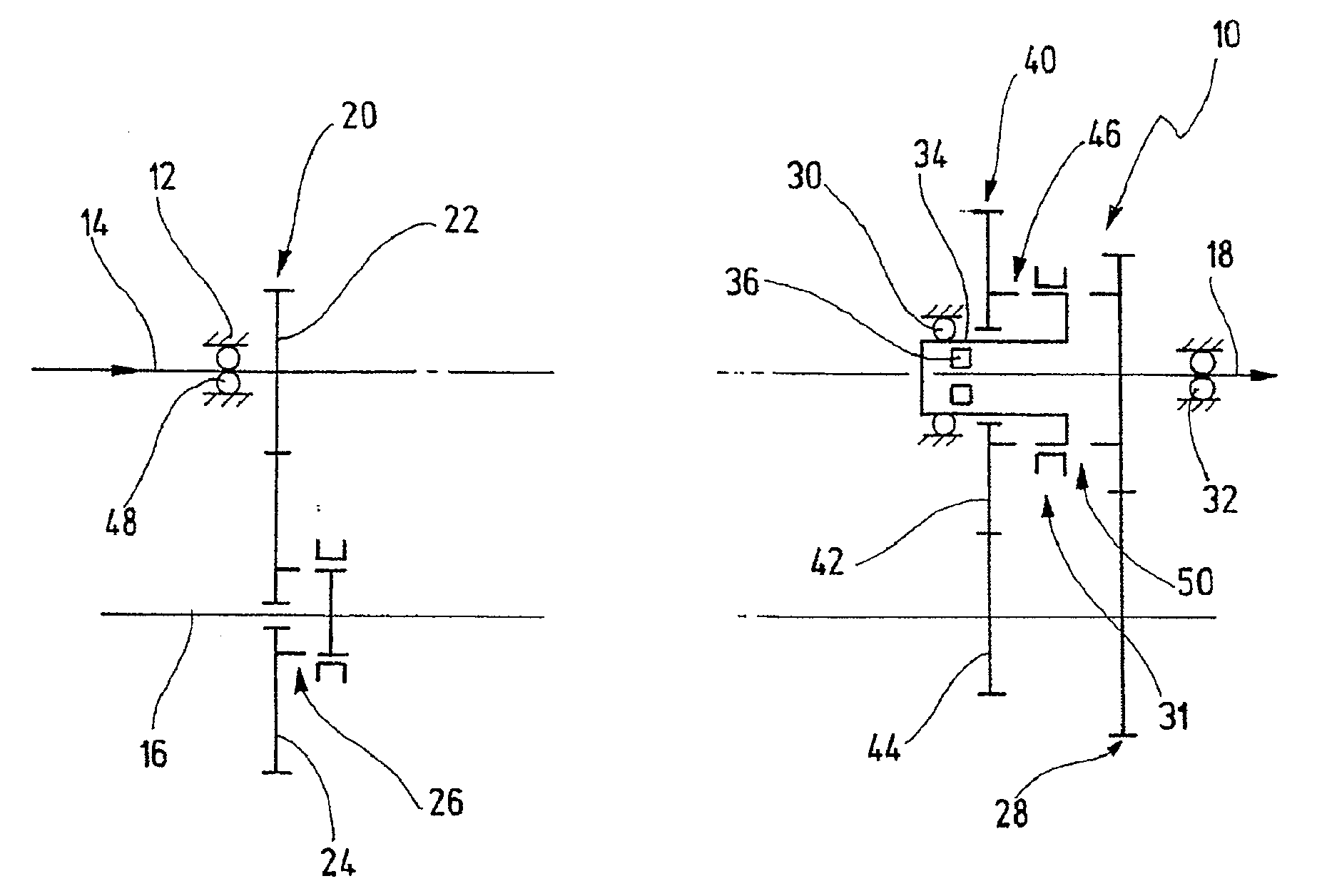 Step-by-step variable transmission