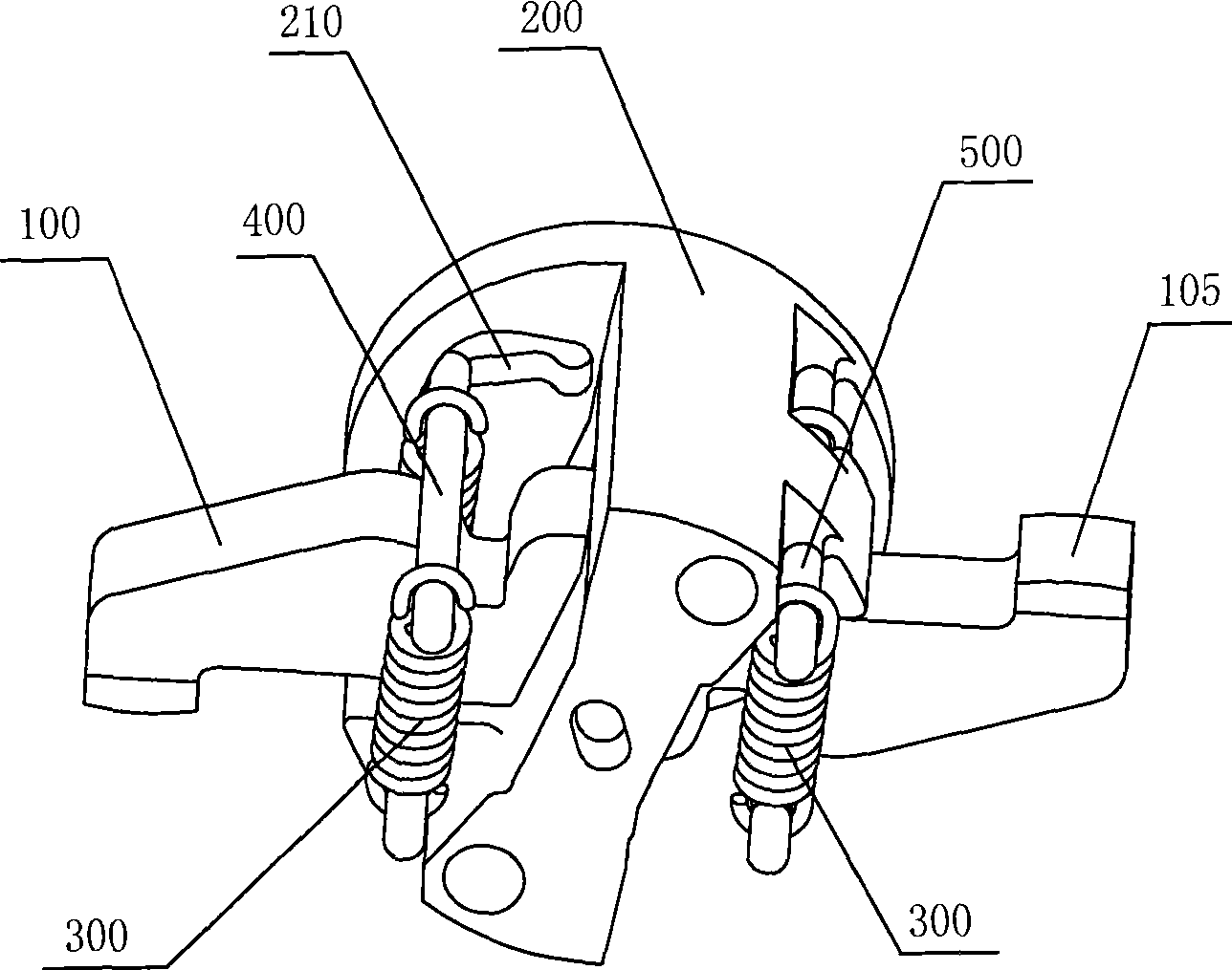 Contact system of circuit breaker