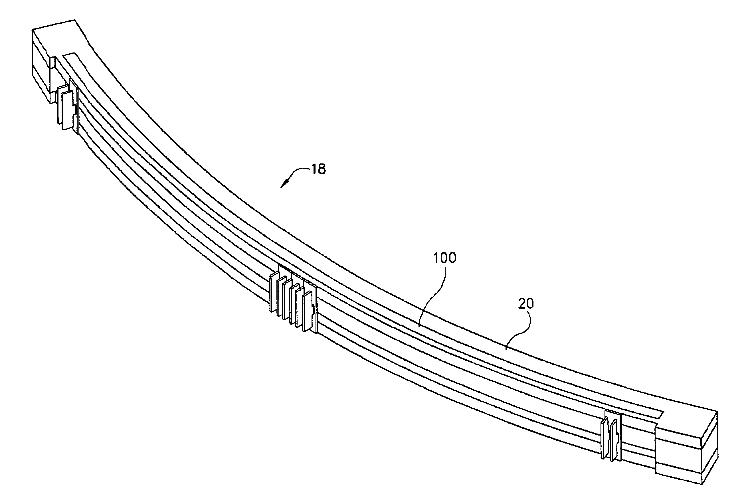 Self regulating detector rail heater for computed tomography imaging systems