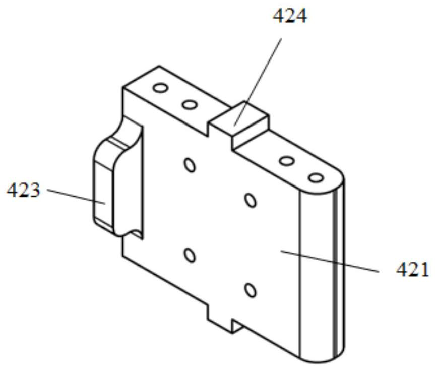 Opening synchronous belt tensioning device