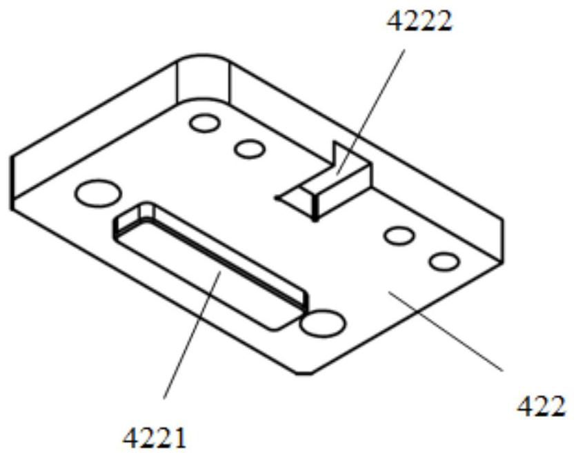 Opening synchronous belt tensioning device