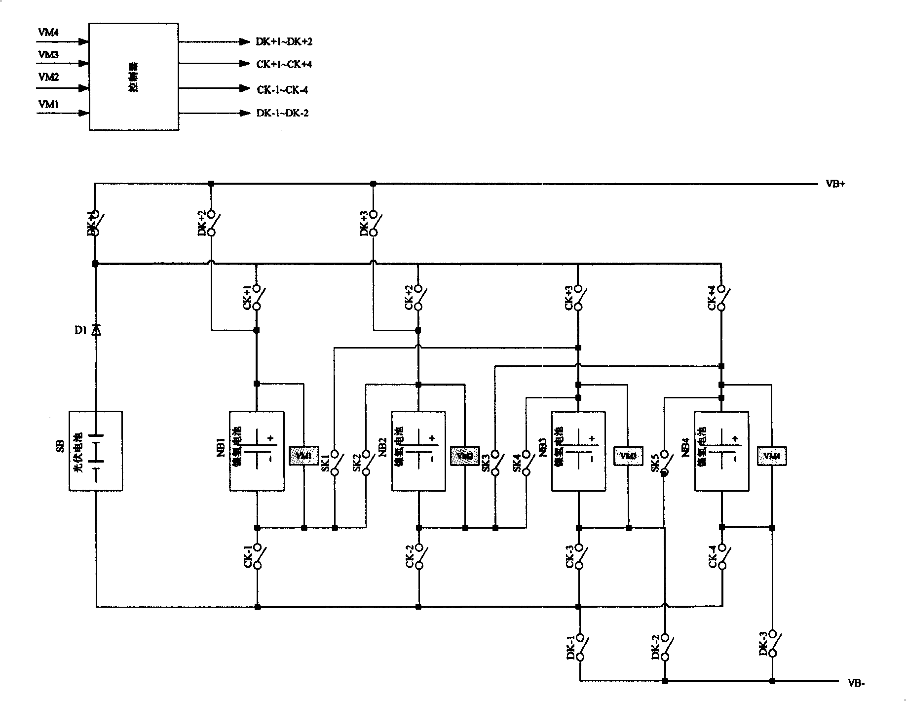 Photovoltaic battery-small battery charging method