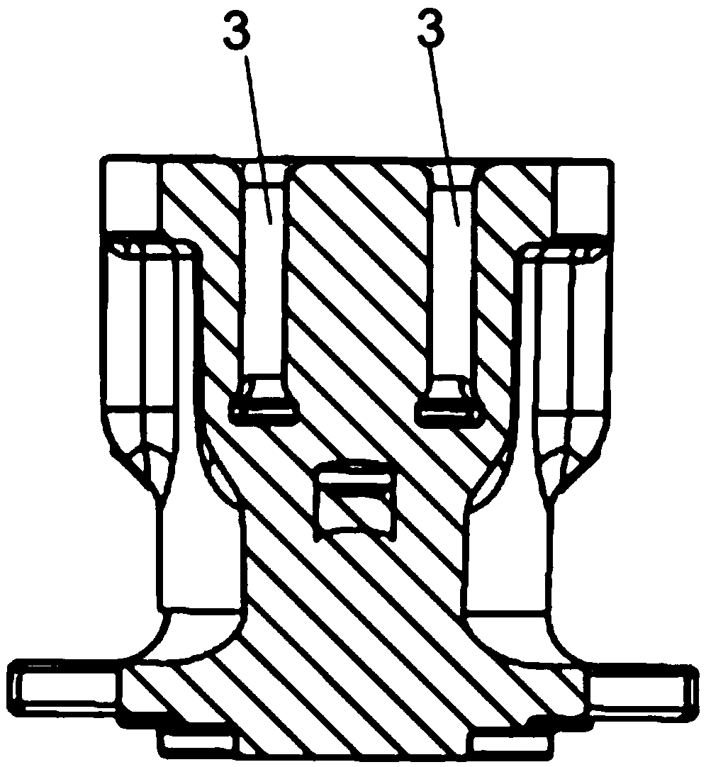 Hydraulic pilot valve body casting and mold thereof