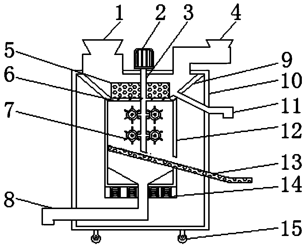 Green soy bean cleaning device