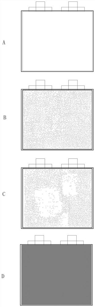 Pressure-sensitive color developing protective film, preparation method thereof, and battery