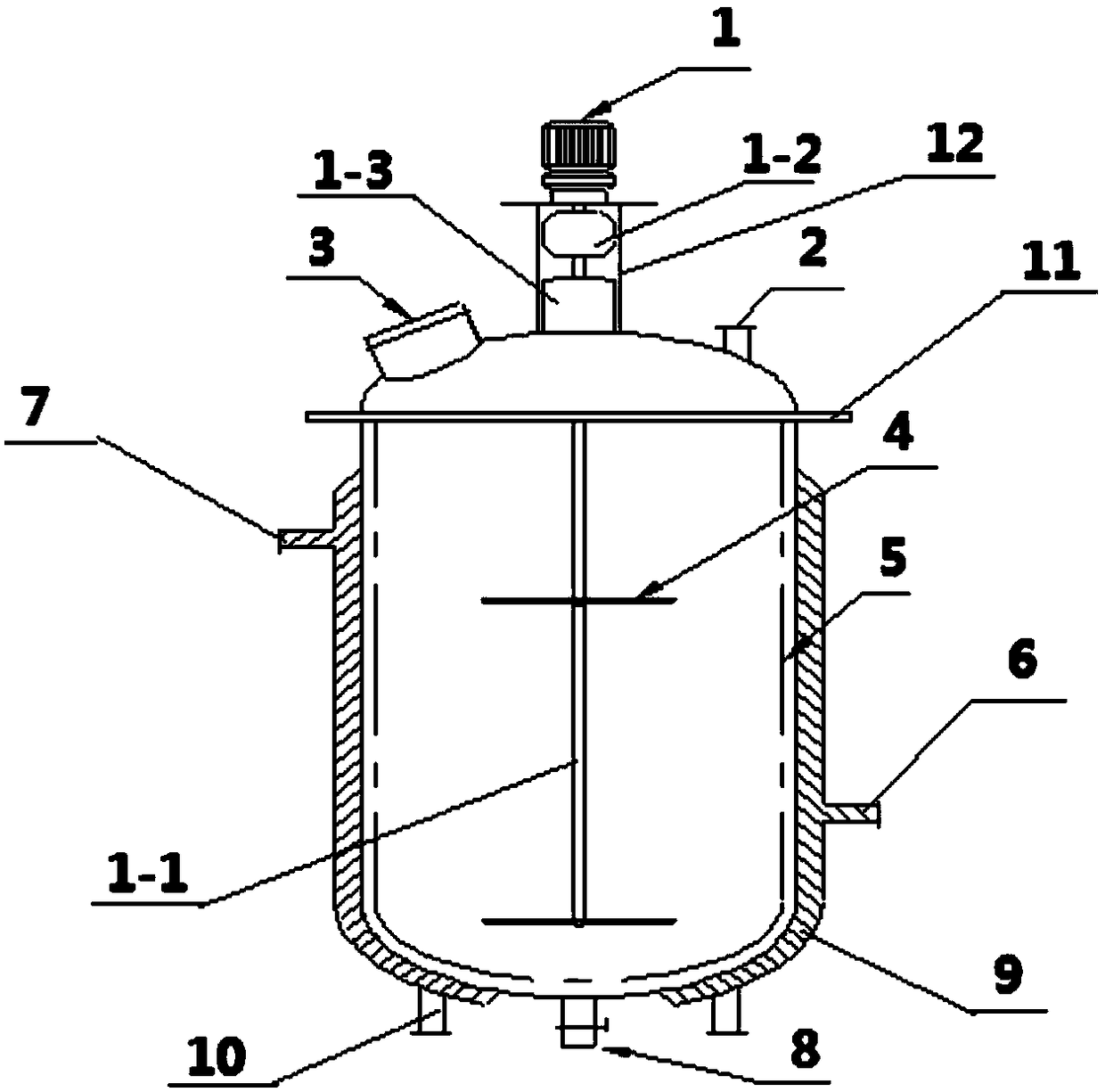 A device for separating solid polymers from mixed emulsions