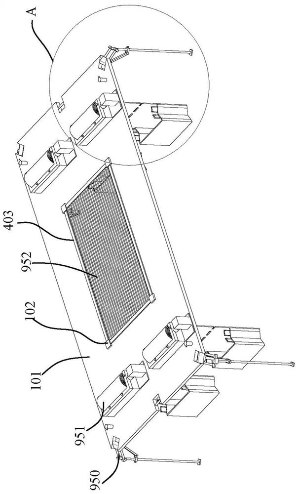 A motion sickness buffer device for new energy vehicles