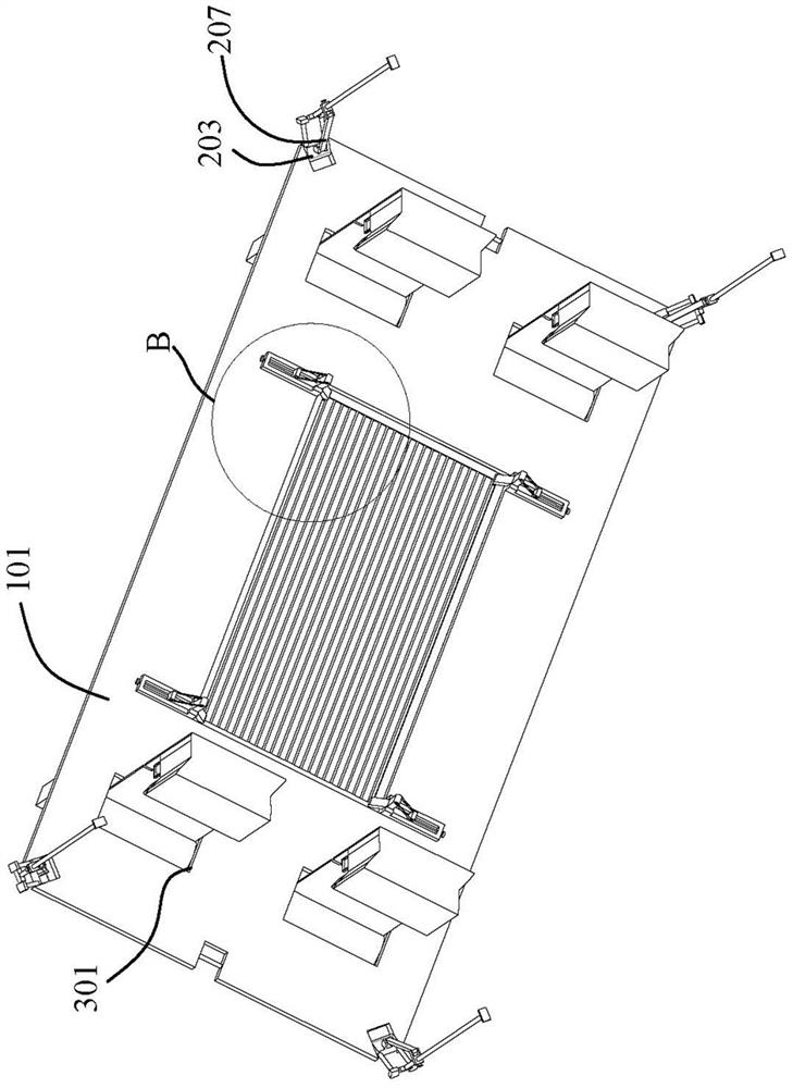 A motion sickness buffer device for new energy vehicles