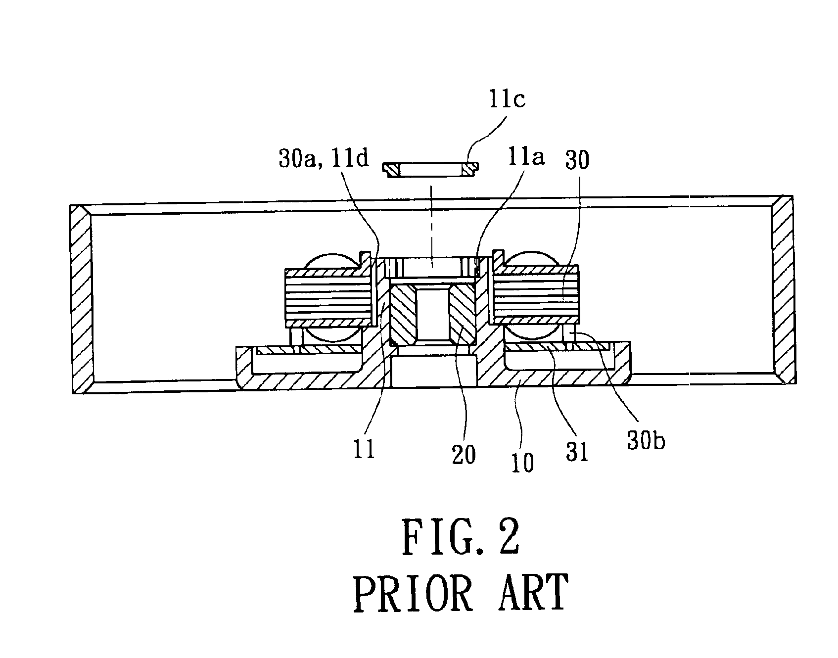 Axial tube assembly for a motor