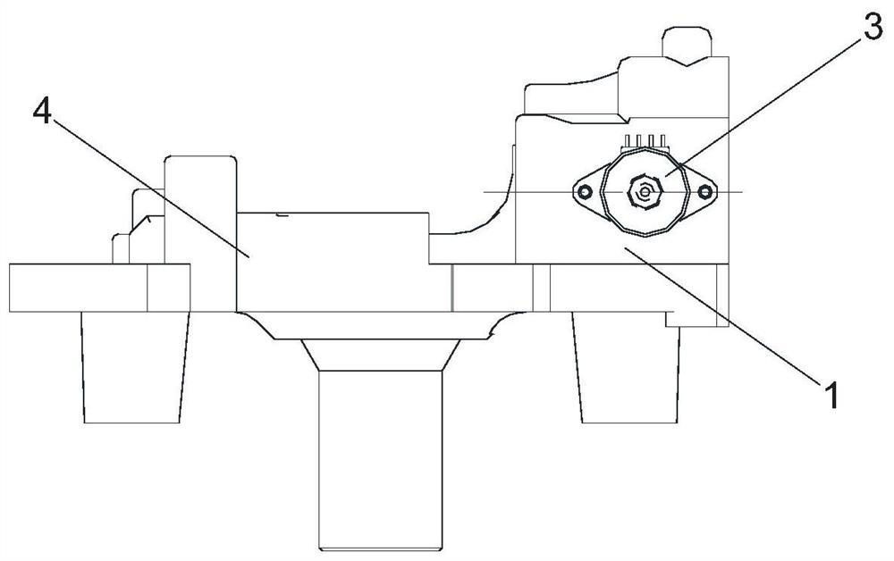 Micromotor adjusting device for displacement of compressor