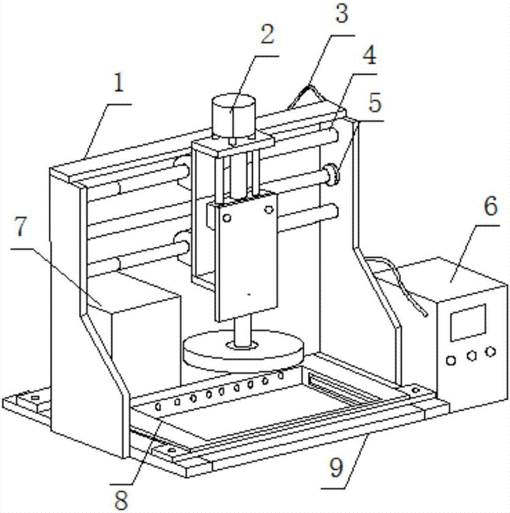Polishing device for surfaces of building boards