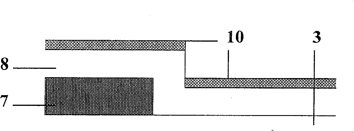 TFT LCD array substrate structure and method for forming non-comformal insulation film and use