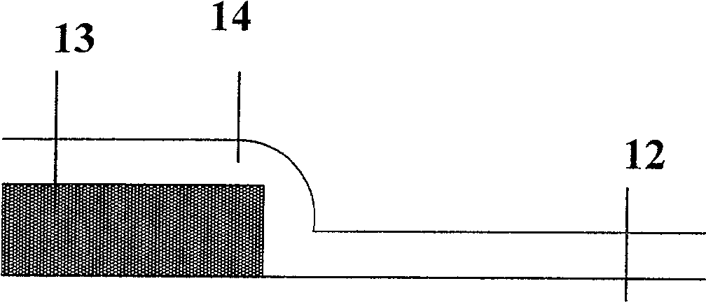 TFT LCD array substrate structure and method for forming non-comformal insulation film and use