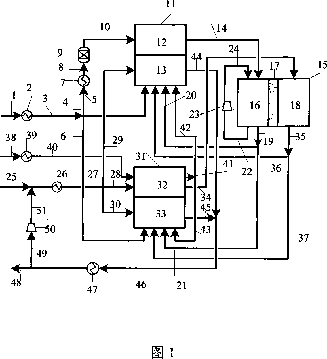 Natural gas melting carbonate fuel cell generation system