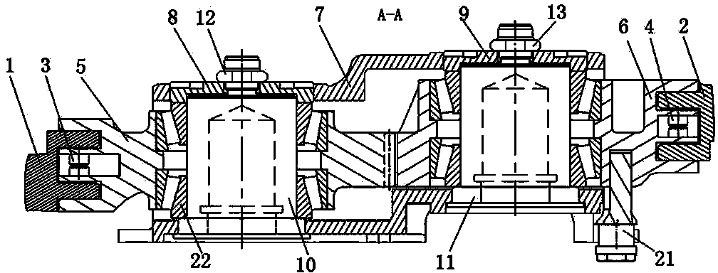 Missile wing gear transmission folding mechanism