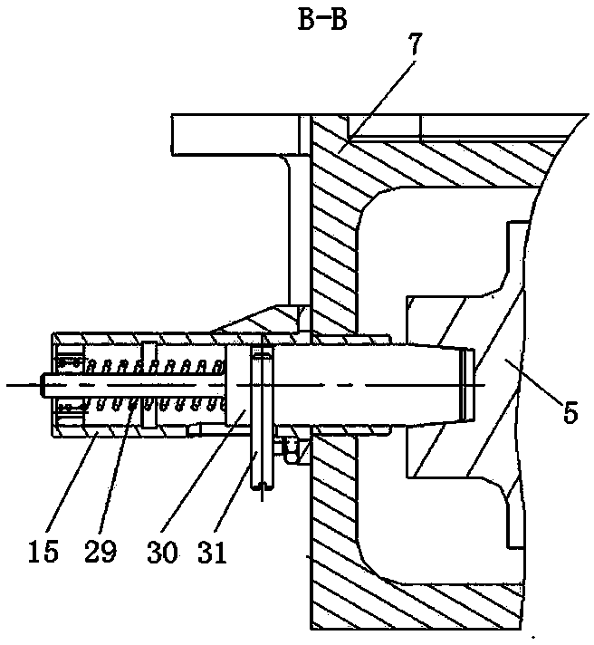 Missile wing gear transmission folding mechanism