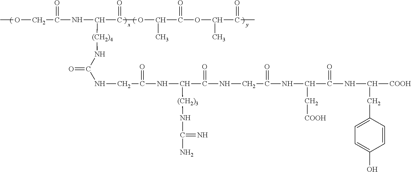 RGD polypeptide grafted poly (glycolic acid-L-lysine-L-lactic acid) / β tricalcium phosphate composite material and preparation method thereof