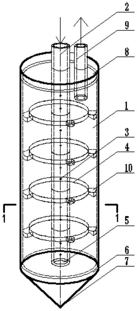 A liquid nitrogen freezer with partitions in liquid supply pipes and its working method