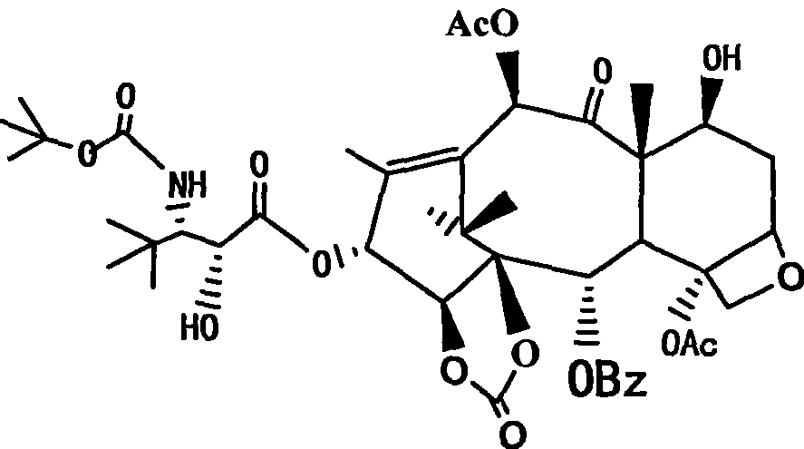 Method for preparing polyhydroxy taxone and paclitaxel