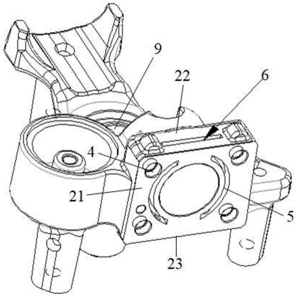 A kind of processing method of cylinder block of compressor